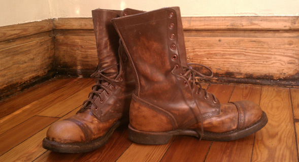 WWI Boots Restoration